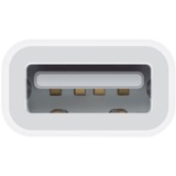 Apple MD821ZM/A tarjeta y adaptador de interfaz USB 2.0 blanco, USB 2.0, Lightning, Blanco, iPad 4th, iPad mini