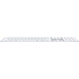 Apple MQ052D/A teclado Bluetooth QWERTZ Alemán Blanco plateado/blanco, Completo (100%), Inalámbrico, Bluetooth, QWERTZ, Blanco