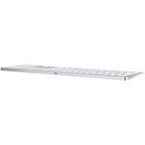 Apple MQ052Z/A teclado Bluetooth QWERTY Internacional de EE.UU. Blanco plateado/blanco, Completo (100%), Inalámbrico, Bluetooth, QWERTY, Blanco