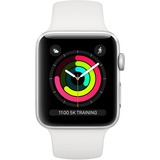 Apple Watch Series 3 38 mm OLED Plata GPS (satélite), SmartWatch plateado, OLED, Pantalla táctil, 8 GB, Wifi, GPS (satélite), 26,7 g