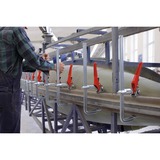 BESSEY Sargento de palanca classiX GSH12, Gato plateado/Rojo