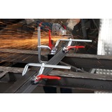 BESSEY Sargento de palanca classiX GSH16, Gato plateado/Rojo