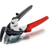 BESSEY Tijeras ideales, pequeñas y maniobrables D15A negro/Rojo