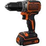 BLACK+DECKER Atornillador inalámbrico BL186K, 18Voltios, Taladro/destornillador negro/Naranja