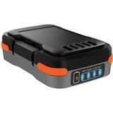 BLACK+DECKER BDCB12B batería externa Ión de litio 1500 mAh Negro, Gris, Naranja negro/Naranja, Negro, Gris, Naranja, Universal, Rectángulo, Resistente a golpes, Ión de litio, 1500 mAh