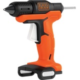 BLACK+DECKER BDCGG12N Negro, Naranja, Pistolas termoencoladoras naranja/Negro, Negro, Naranja, Batería, Ión de litio, 12 V, Litio