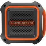 BLACK+DECKER BDCSP18N Altavoz portátil estéreo Negro, Rojo negro/Naranja, Inalámbrico, 30 m, Altavoz portátil estéreo, Negro, Rojo, Universal, Integrado