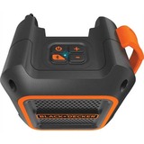 BLACK+DECKER BDCSP18N Altavoz portátil estéreo Negro, Rojo negro/Naranja, Inalámbrico, 30 m, Altavoz portátil estéreo, Negro, Rojo, Universal, Integrado