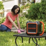 BLACK+DECKER BDCSP18N Altavoz portátil estéreo Negro, Rojo negro/Naranja, Inalámbrico, 30 m, Altavoz portátil estéreo, Negro, Rojo, Universal, Integrado