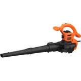 BLACK+DECKER BEBLV260-QS soplador de hoja 2600 W 315 kmh, Aspirador/soplador negro/Naranja, Soplador manual, 315 kmh, 40 L, 10:1, Negro, Naranja, 102,5 dB