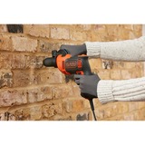 BLACK+DECKER BEH710-QS, Taladradora de impacto naranja/Negro