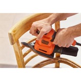 BLACK+DECKER BEW200-QS, Lijadora Delta naranja/Negro