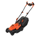 BLACK+DECKER BLACK+DECKER BEMW451BH-QS Tondeuse à Gazon Filaire 3 Hauteurs, 1200 W, Orange, 32 cm, Cortacésped naranja/Negro, 1200 W, Orange, 32 cm