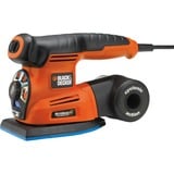 BLACK+DECKER Black + Decker KA280K Multiponceuse Autoselect 2 Vitesses, Lijadora múltiple naranja/Negro, Multilijadora, 8500 RPM, 13000 RPM, 220 W, 230 V, 12,5 cm