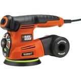 BLACK+DECKER Black + Decker KA280K Multiponceuse Autoselect 2 Vitesses, Lijadora múltiple naranja/Negro, Multilijadora, 8500 RPM, 13000 RPM, 220 W, 230 V, 12,5 cm