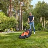 BLACK+DECKER Cortacésped BEMW451-QS, 32cm naranja/Negro