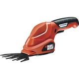 BLACK+DECKER GSL200 tijera de césped inalámbrica 8 cm 3,6 V Litio Negro, Naranja, Podadora naranja, 8 cm, Negro, Naranja, Litio, 3,6 V, 1,1 Ah, 580 g
