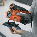 BLACK+DECKER KA280K Lijadora orbital 13000 RPM, Lijadora múltiple naranja/Negro, Lijadora orbital, 8500 RPM, 13000 RPM, 2 mm, 1 mm, Corriente alterna