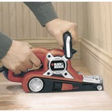 BLACK+DECKER KA88 Lijadora de banda naranja/Negro, Lijadora de banda, Corriente alterna, 230 V, 3 m, 75 x 190 mm, 720 W