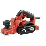 BLACK+DECKER KW750K cepilladora eléctrica 750 W 16000 RPM Negro, Rojo, Cepillo eléctrico naranja/Negro