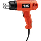 BLACK+DECKER KX1650 740l/min 1750W Rojo pistola de calor eléctrica, Decapador por aire caliente naranja, 740 l/min, 460 - 600 °C, 570 l/min, Rojo, Corriente alterna, 1750 W