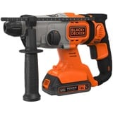 BLACK+DECKER Martillo combinado a batería BCD900E2K, 18Volt, Martillo perforador naranja/Negro