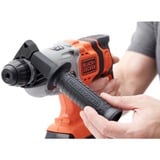 BLACK+DECKER Martillo combinado a batería BCD900E2K, 18Volt, Martillo perforador naranja/Negro