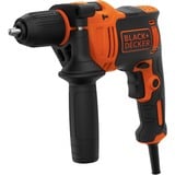 BLACK+DECKER Taladro percutor BEH710-QS, Taladradora de impacto naranja/Negro