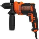 BLACK+DECKER Taladro percutor BEH710-QS, Taladradora de impacto naranja/Negro