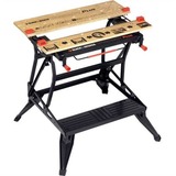 BLACK+DECKER WM825 Bancos de trabajo, Banco de trabajo negro/Marrón, Negro