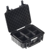 B&W 1000/B/RPD caja para equipo Maletín/funda clásica Negro, Maleta negro, Maletín/funda clásica, Polipropileno (PP), 700 g, Negro