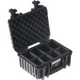 B&W 3000/B/RPD caja para equipo Maletín/funda clásica Negro, Maleta negro, Maletín/funda clásica, Polipropileno (PP), 1,7 kg, Negro