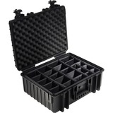 B&W 6000/B/RPD caja para equipo Maletín/funda clásica Negro, Maleta negro, Maletín/funda clásica, Polipropileno (PP), 4 kg, Negro