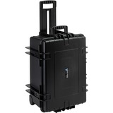 B&W 6800/B/SI caja para equipo Maletín con ruedas Negro, Maleta Maletín con ruedas, Polipropileno (PP), 8,12 kg, Negro