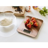 Bestron AKS700CO báscula de cocina Cobre Encimera Plaza Báscula electrónica de cocina, Balanza de cocina cobre, Báscula electrónica de cocina, 5 kg, 1 g, Cobre, Encimera, Plaza