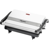 Bestron APM123W sandwichera 700 W Negro, Blanco, Barbacoa de contacto blanco/Negro, 700 W, 220-240 V, 50/60 Hz, 1,25 kg, 290 mm, 249 mm