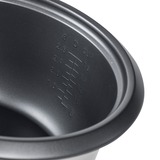 Bestron ARC100 arrocera 1 L 400 W Negro, Acero inoxidable acero fino/Negro, Negro, Acero inoxidable, 1 L, Botones, Vidrio, 400 W, 220-240 V