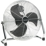Bestron DFA40 ventilador Plata cromado, Ventilador con aspas para el hogar, Plata, Piso, 45 cm, 60°, Corriente alterna