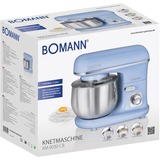 Bomann KM 6030 CB Batidora de varillas 1100 W Azul, Robot de cocina celeste/Plateado, Batidora de varillas, Azul, 5 L, 1100 W, 220 - 240 V, 50 Hz