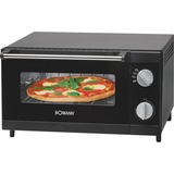 Bomann MPO 2246 CB, Mini horno negro, 230 V, 50 Hz, 375 mm, 330 mm, 220 mm