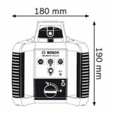 Bosch 0 601 061 501 no categorizado, Láser rotativo azul/Negro, Nivel giratorio, Negro, Azul, 300 m, 0,1 mm/m, 5°, 600 RPM
