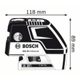Bosch 0 601 066 B00 nivelador láser y alineador Nivel de punto 635 nm (< 1 mW), Láser de líneas cruzadas azul/Negro, 4°, 635 nm (< 1 mW), Nivel de punto, Negro, Azul, 1/4,5/8", 1,5 V