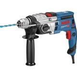 Bosch 0 601 17B 400 rotary hammers 850 W 2060 RPM Sin llave, Taladradora de impacto azul/Negro, Sin llave, 1,8 cm, 800 RPM, 2060 RPM, 1000 RPM, 3000 RPM