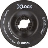 Bosch 2 608 601 716 accesorio para amoladora angular Almohadilla de apoyo, Plato lijador Almohadilla de apoyo, 12,5 cm, Bosch, Negro, 12250 RPM, Plástico