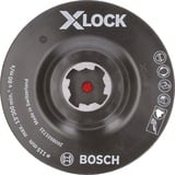 Bosch 2 608 601 721 accesorio para amoladora angular Almohadilla de apoyo, Plato lijador Almohadilla de apoyo, 11,5 cm, Bosch, Negro, 13300 RPM, Plástico