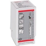 Bosch 2 608 637 877 no categorizado, Hoja de sierra Jigsaw blade, Aglomerado, Tablero de fibra, Madera blanda, Contrachapado con núcleo de madera, Acero de alto carbono (HCS), 4 mm, 5,2 mm, 10 cm
