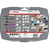Bosch 2 608 664 624 accesorio para herramienta multifunción Juego de aspas, Juego de hojas de sierra  Juego de aspas, Universal, Bimetálico, Acero de alto carbono (HCS), 8 pieza(s), Funda de plástico