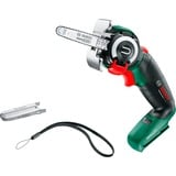 Bosch AdvancedCut 18 7000 RPM Negro, Verde, Rojo, Plata, Motosierra verde/Negro, 7000 RPM, 6,5 cm, Negro, Verde, Rojo, Plata, Batería, 2,5 Ah, Ión de litio