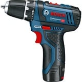 Bosch Akku-Bohrschrauber 12 V Li-Ion 1300 RPM Negro, Azul, Rojo, Taladro/destornillador azul/Negro, Destornillador eléctrico, Mango de pistola, Negro, Azul, Rojo, 1300 RPM, 400 RPM, 1300 RPM