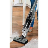 Bosch BBH7SIL aspiradora de mano Negro, Gris Sin bolsa, Aspirador vertical gris/Plateado, Secar, Filtro higiénico, Filtrado, Suelo duro, Alfombra, Suelo duro, Escalones, Tapicería, Sin bolsa, Negro, Gris